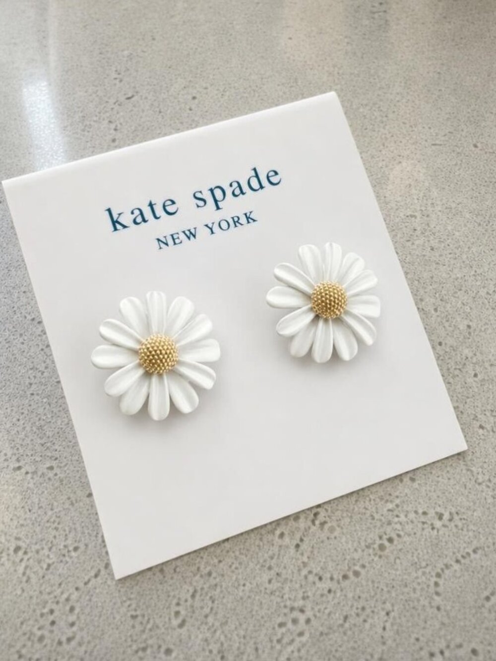 Kate Spade Into The Bloom Daisy Stud Earrings